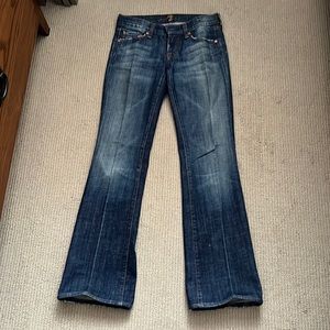 Flare bootcut jeans with pocket details